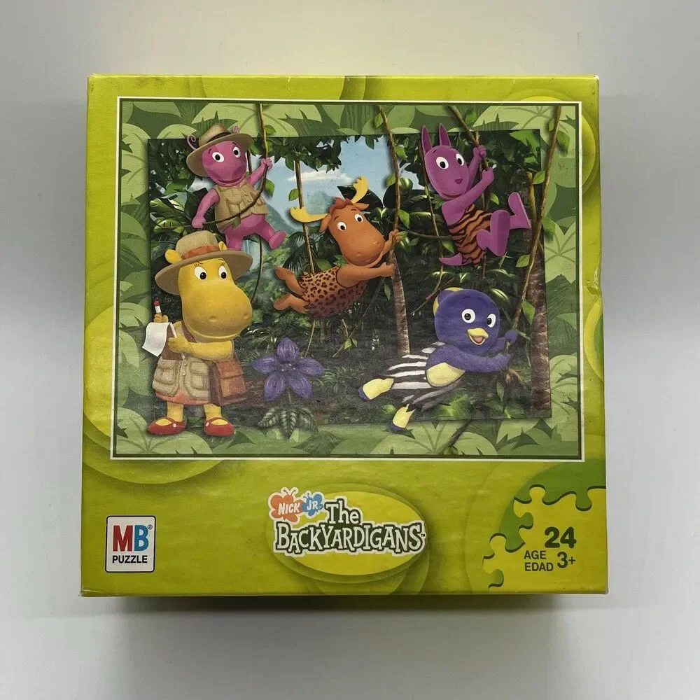 Vintage 2005 The Backyardigans Jigsaw Puzzle 24 pc Nick Jr  Nickelodeon Complete